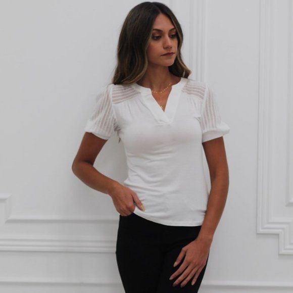 Puff Sleeve Top - Picture 3 of 8